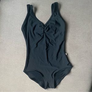 black yumiko tiffany leotard size xs